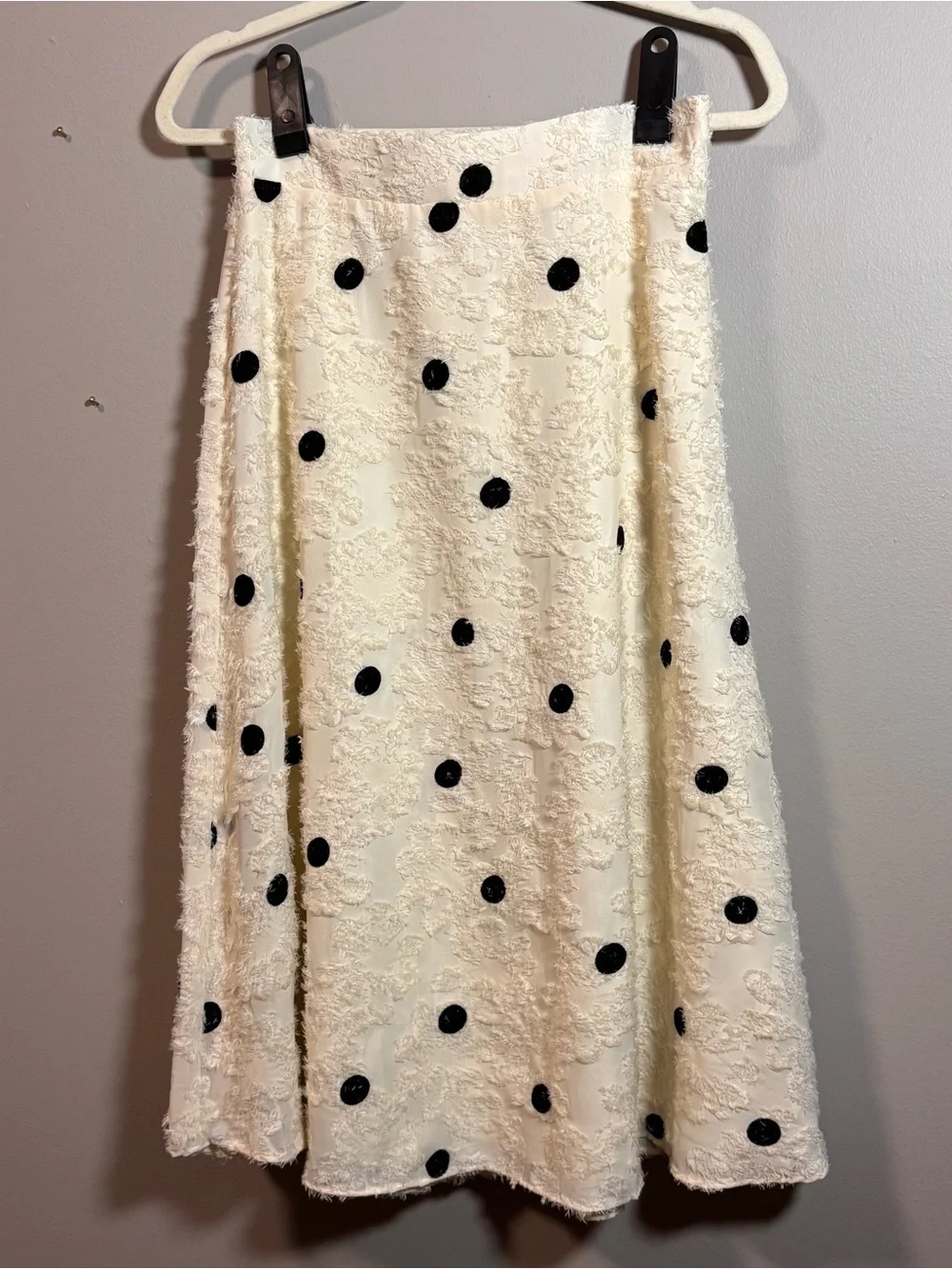 Eri + Ali Anthropology Andrea Textured Midi Skirt NWT